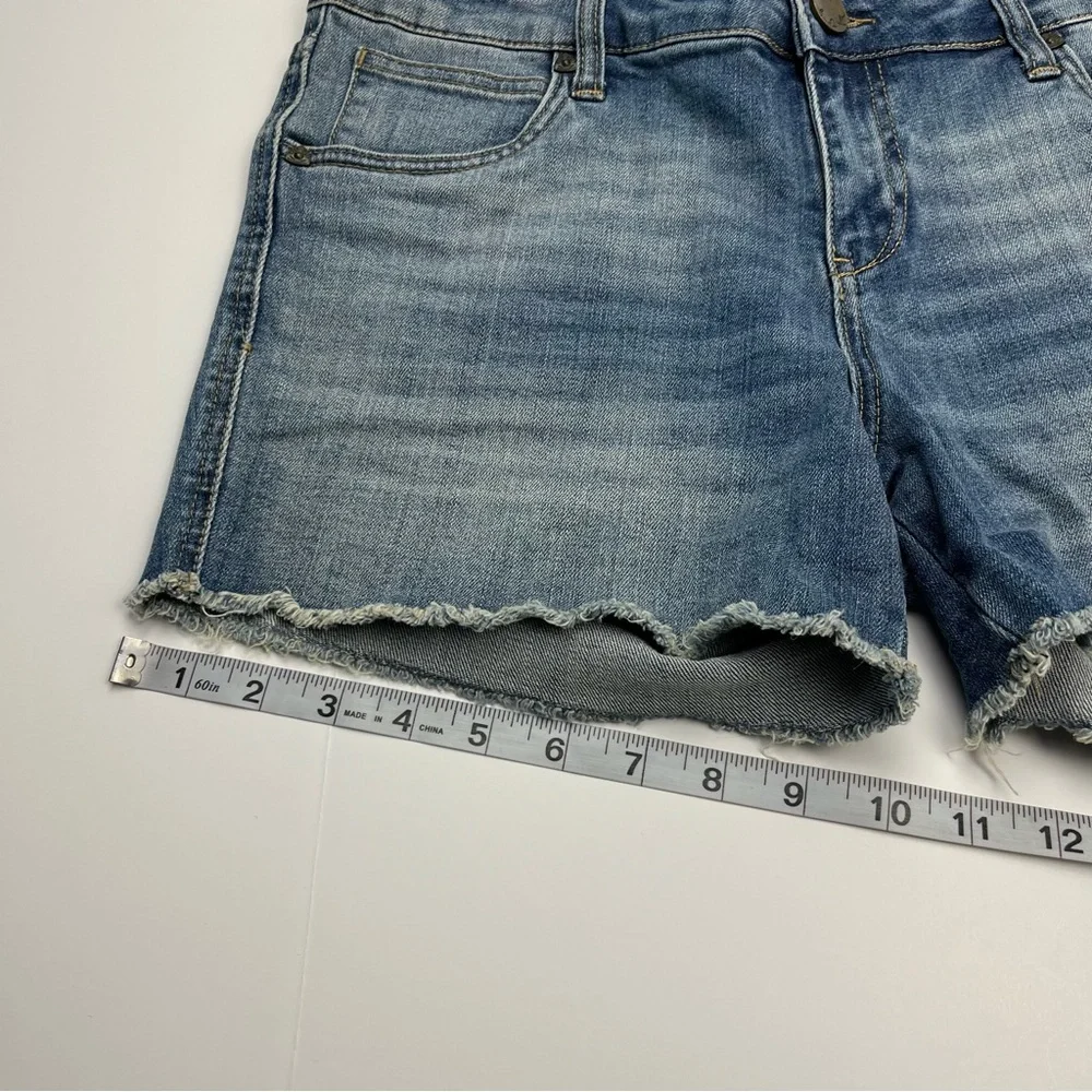 Kut From‎ the Kloth Gidget Frey Short Denim Jean Womens Size 8 Blue Pockets
